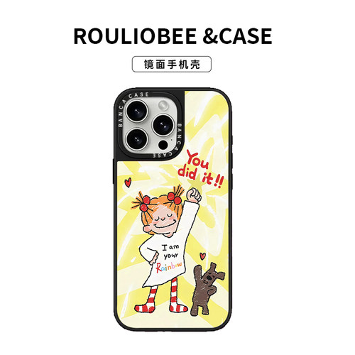 可爱coco酱适用苹果16promax手机壳iPhone17pro新款13少女12童趣11保护套15promax防摔14plus日韩潮牌镜面壳