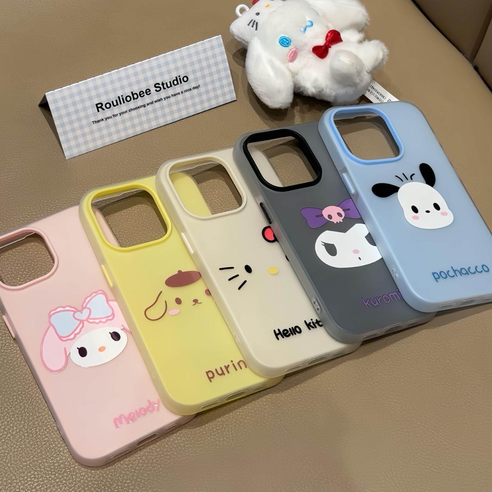 可爱卡通头像适用苹果16promax手机壳iphone14pro新款13果冻12少女11保护套15promax全包防摔硅胶xr软壳xsmax