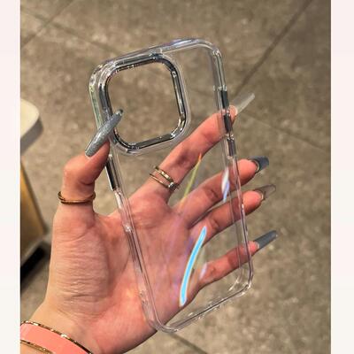透明金属框适用iPhone17promax手机壳13苹果16pro简约12透明14华为p70潮vivos30红米k80荣耀oppofindx8小米15