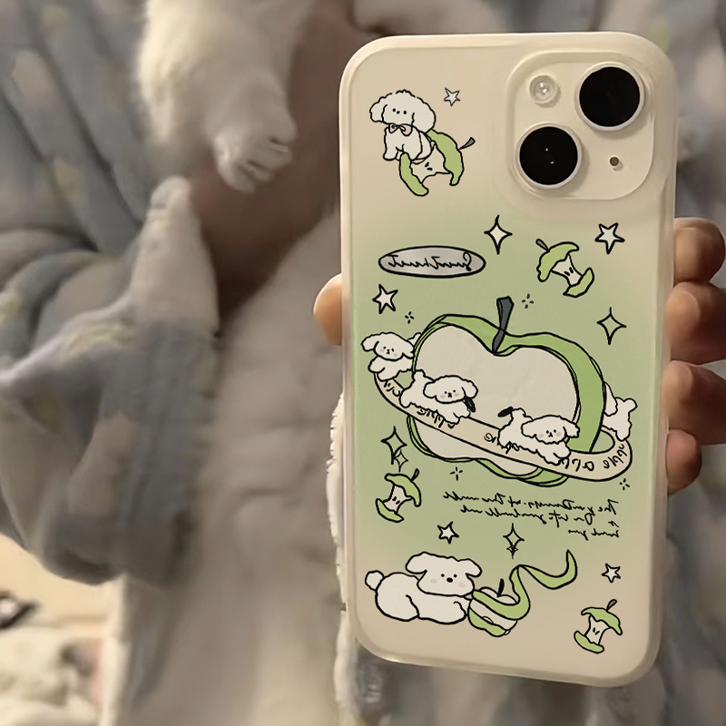 苹果修勾适用苹果16promax手机壳iphone14pro新款13少女心12可爱11保护套15promax全包防摔x硅胶xr软壳xsmax