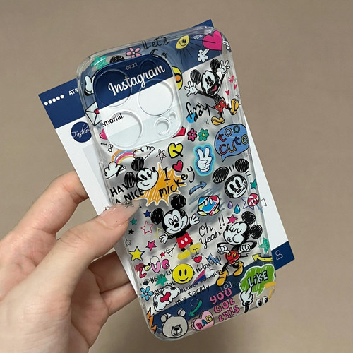 潮牌卡通全包超薄涂鸦手机壳防摔