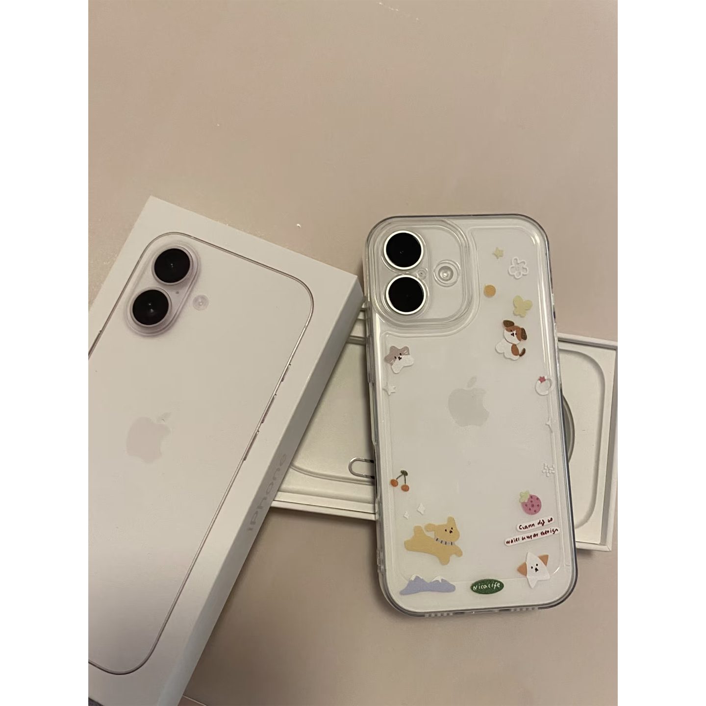 可爱趣味小狗适用iphone16promax手机壳苹果17透明15华为mate70pro卡通vivo防摔oppo红米note14荣耀300小米14