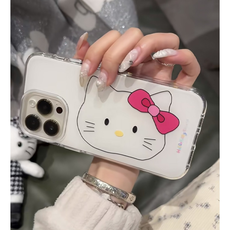趣味抽象大脸凯蒂猫手机壳防摔