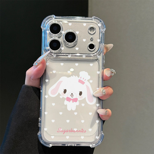 卡通甜品兔适用iPhone17promax手机壳15苹果16pro华为mate80小米17荣耀500抽象VIVOx300防摔OPPO红米note14酷
