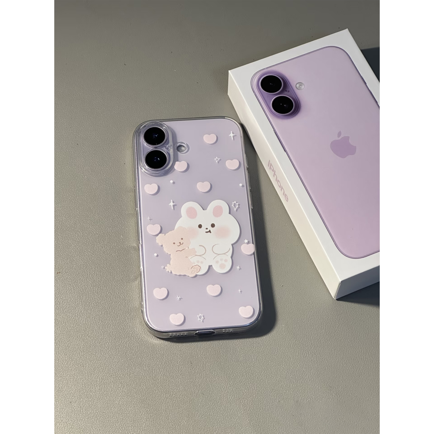 网红可爱少女心插画手机壳防摔