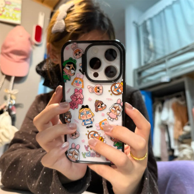 满屏哭娃篇适用苹果16promax手机壳iphone14pro新款13卡通12日韩可爱1保护套17promax防摔15plus透明亚克力16