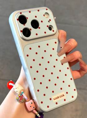 ins风波点适用苹果16promax手机壳iPhone15/14华为mate80卡通OPPOfindx9红米K80小清新vivox300小米17荣耀x70