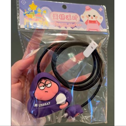 萌趣可爱 苹果15数据线保护套 13promax手机充电器头壳14快充套装