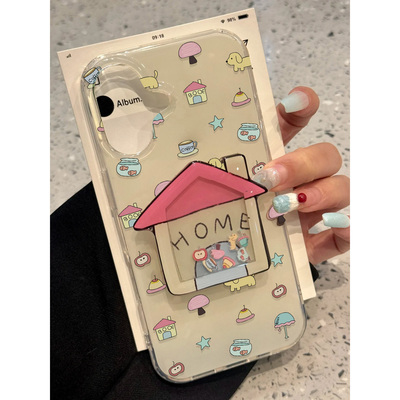 摇摇乐支架手机壳保护套创意趣味