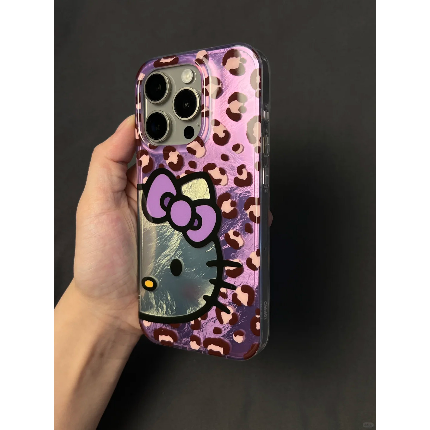 紫豹纹KT适用苹果15promax手机壳iphone16pro可爱12华为mate60新款pura70/vivo小米14红米note13荣耀oppok70