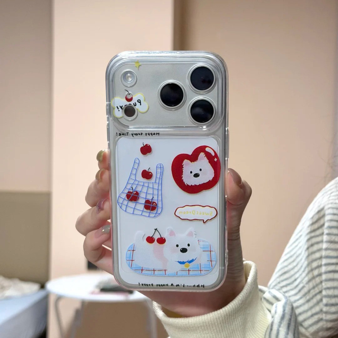 苹果袋西高地适用iphone17promax手机壳15苹果16透明13华为mate70卡通vivox200小米14防摔oppo红米k80荣耀300