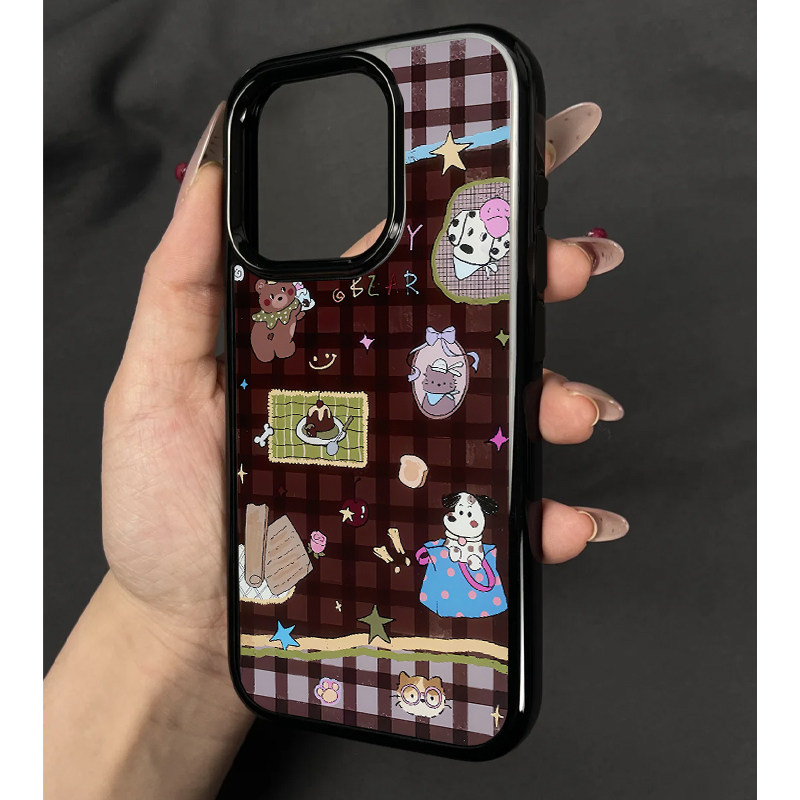 可爱童趣小动物插画手机壳防摔