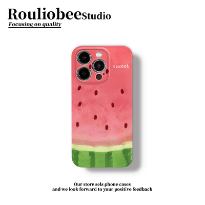 西瓜菲林壳适用苹果16pro手机壳iphone15promax创意13华为mate60新款p70趣味vivo小米14红米k80荣耀oppo硬壳