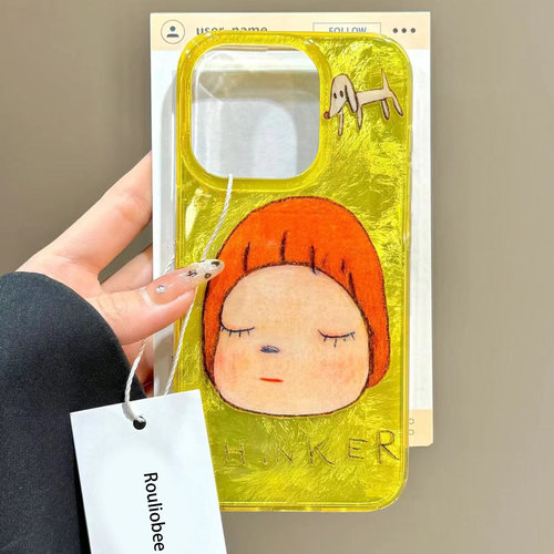 个性创意晕染插画手机壳全包防摔