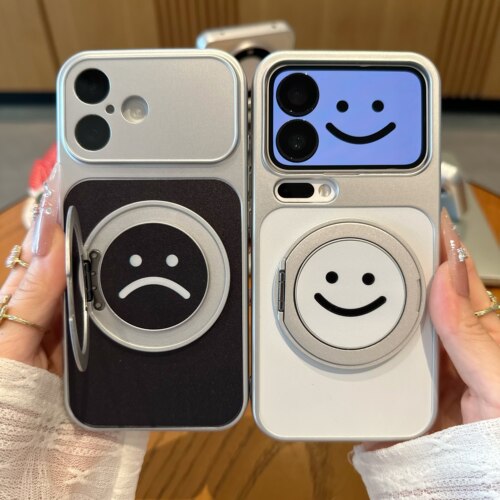 笑脸表情适用iPhone17promax手机壳15苹果16华为mate80卡通vivo小米17pro防摔oppofindx9红米k90荣耀500创意