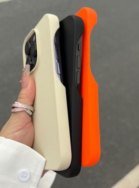 新款半包肤感磨砂适用iphone15promax苹果13手机壳11新款16pro情侣12软14pm小众简约17promax创意全包手机套