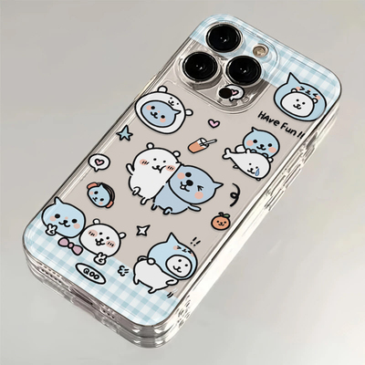 可爱橙汁酷儿适用IPhone17promax手机壳15苹果16透明14华为p80童趣vivos30小米17防摔oppo软壳红米k90荣耀500