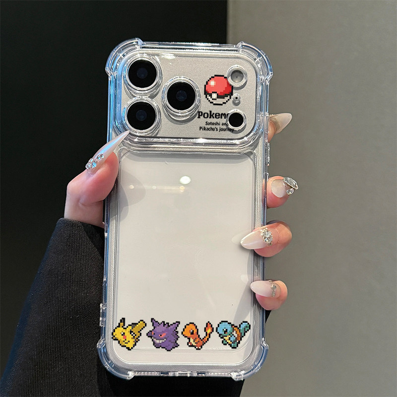 皮卡丘像素适用iPhone17promax手机壳15苹果16pro华为mate80小米17荣耀500创意VIVOx300防摔OPPO红米note14酷