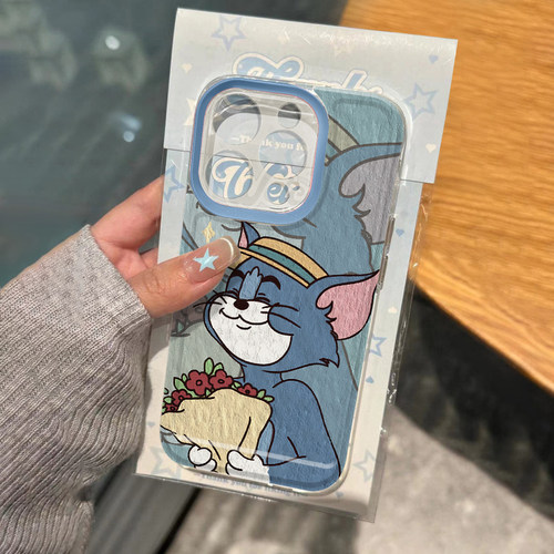 可爱情侣全包超薄彩绘透明手机壳