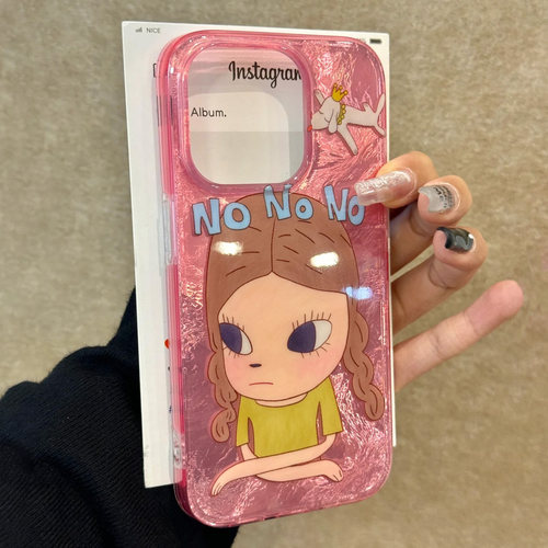 卡通奈良美智手机壳可爱晕染防摔