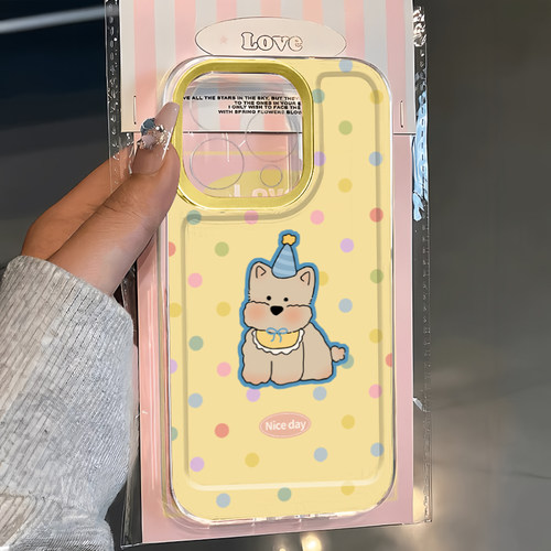 可爱卡通全包超薄透明手机壳防摔