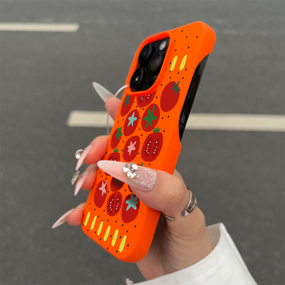 西红柿适用苹果15promax手机壳