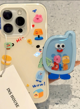 ins小红书爆款适用苹果15promax手机壳iphone16pro可爱12华为mate60新款p70vivo小米14红米note13荣耀oppok70