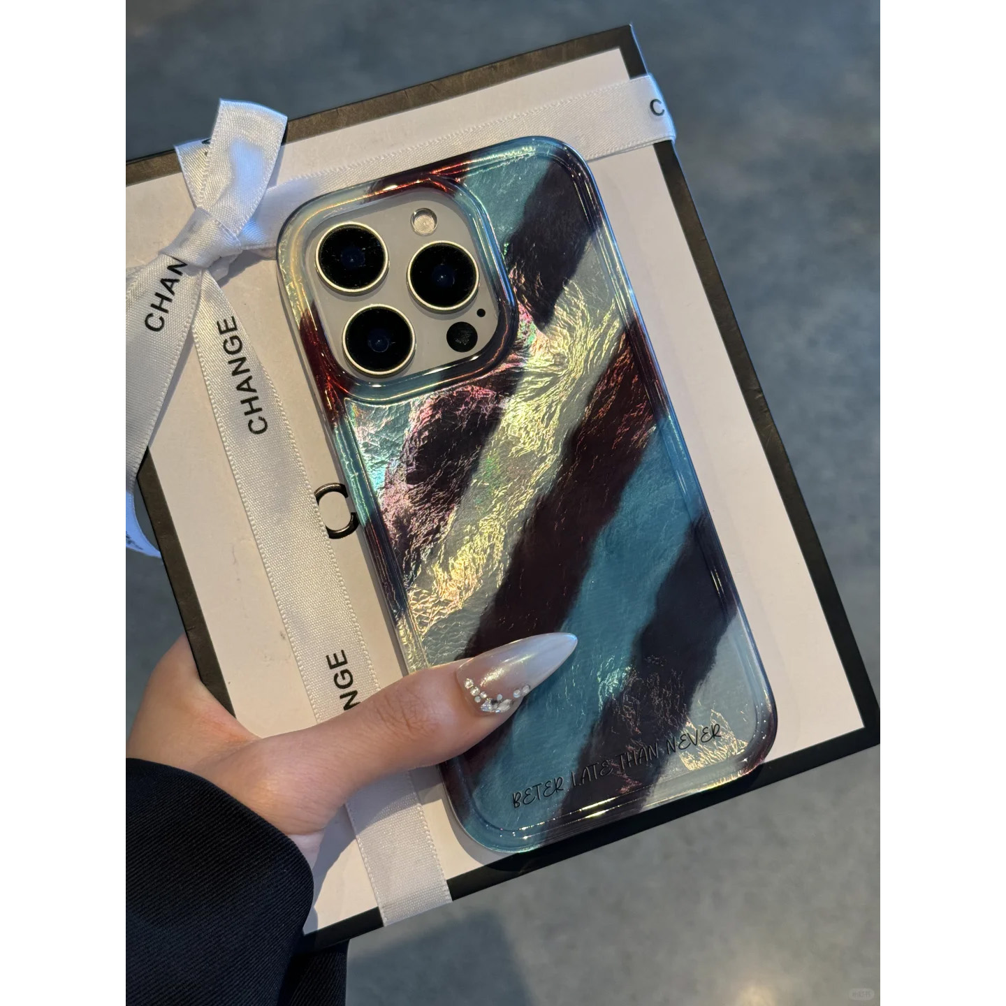 撞色条纹适用苹果15promax手机壳iphone16pro个性12华为mate60新款pura70/vivo小米14红米note13荣耀oppok70