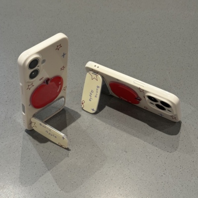 小清新趣味苹果贴片菲林手机壳