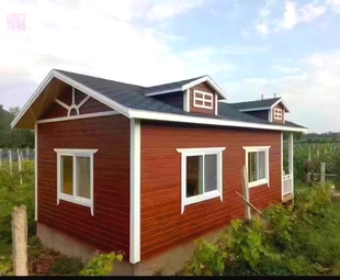 木屋定制 组装防腐木木屋凉亭户外木制岗亭移动木质售货亭木房子5