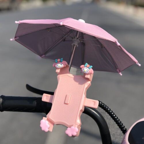 电动车扩展支架手机架遮雨小雨伞车载电瓶车挡雨导航支架电瓶车