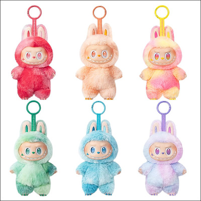 POPMART泡泡玛特LABUBU3.0拉布布前方高能系列搪胶脸毛绒盲盒公仔