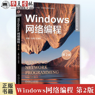 Windows网络编程 第2版 第二版 刘琰 王清贤 网络空间安全学科系列教材书籍 网络安全研发 机械工业出版社 9787111740513