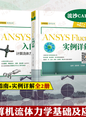 流沙CAE ANSYSCFD入门指南计算流体力学基础及应用+ANSYSFluent实例详解ansys教程书籍ansys教程计算机与互联网辅助ansys fluent