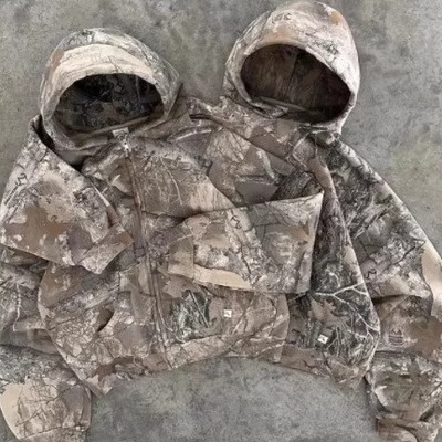 迷彩上衣连帽卫衣运动衫