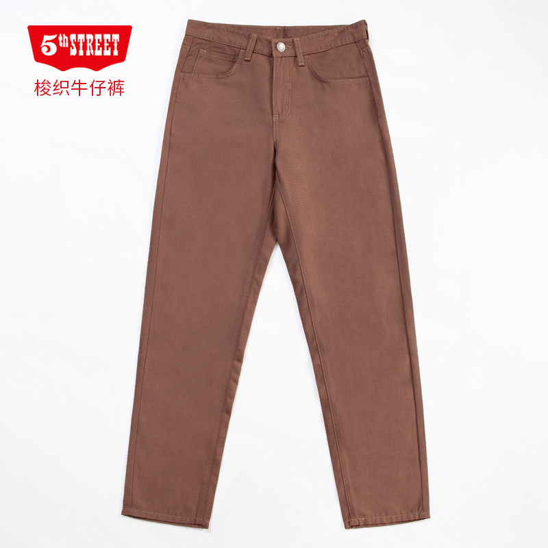 第五街5th street男装修身复古中腰休闲锥形牛仔裤315117-221M3,男装,牛仔裤,淘宝优惠券,粉丝福利购,淘宝优惠卷