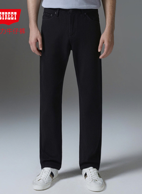 第五街5th street男装时尚休闲直筒针织弹力牛仔裤211693-243M0