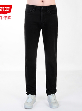 第五街5th street男装修身小直筒中腰弹力休闲牛仔裤215976-223