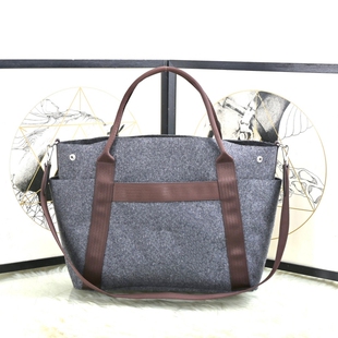 马术包 H家包羊毛毡大容量 帆布包 托特包 旅行包 妈咪包 手提包