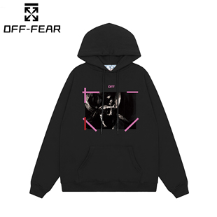 卫衣箭头长袖 WHITE男女休闲潮流宽松连帽大码 潮牌OW OFF春秋季 正品