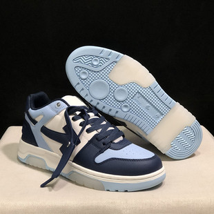 WHITE 23SS Out 正品 Office箭头百搭男女休闲低帮运动板鞋 OFF