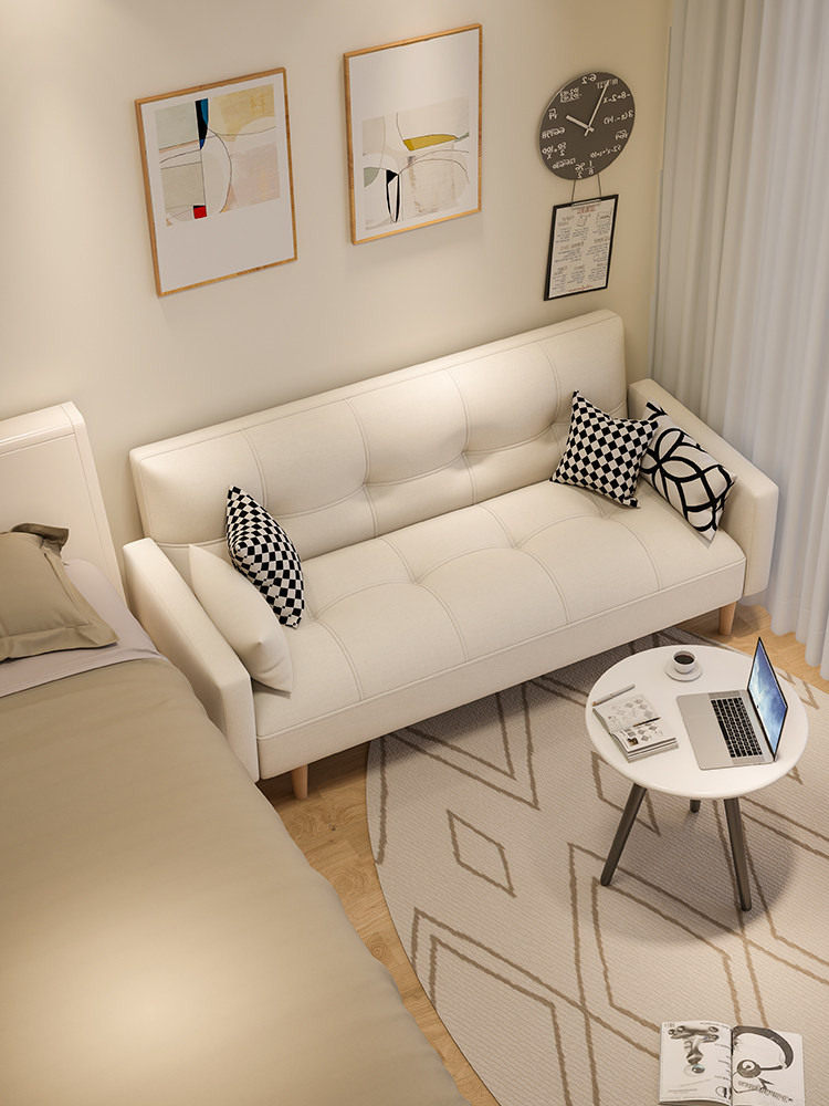 公寓经济型小户型网红款沙发卧室女迷你出租房客厅单人布艺小沙发