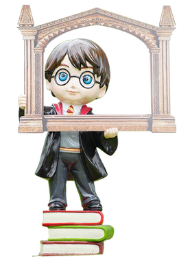 哈利波特动漫雕打卡景观摆件塑