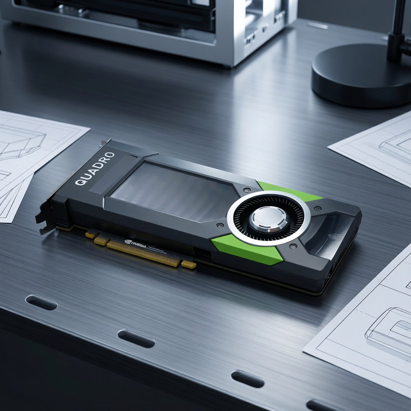 原装正品Quadro P5000显卡 16GB专业VR设计CAD绘图UG建模3D渲染AI