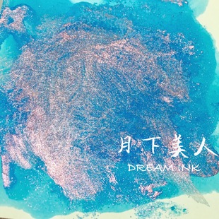 包邮 偏光美炸呀金粉彩墨手账画墨水满 DREAMINK·月下美人20ml