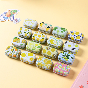 迷你加厚小铁盒随身便携糖果盒空盒小药盒密封防潮精致首饰礼品盒