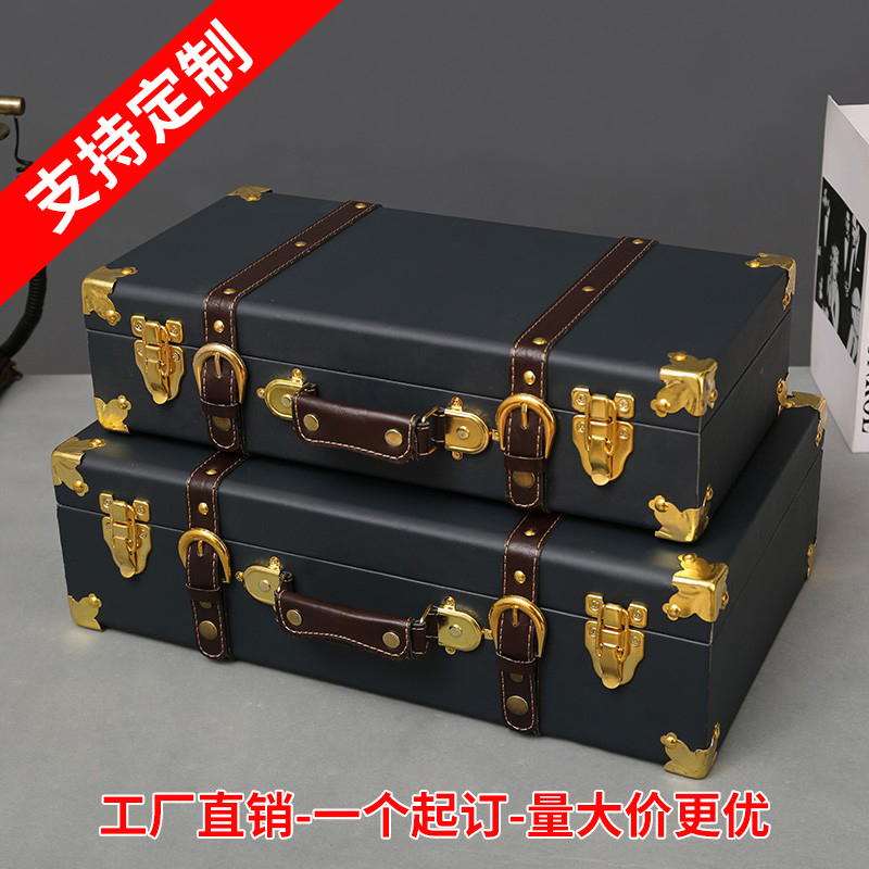 整理老式皮箱子复古收纳神器