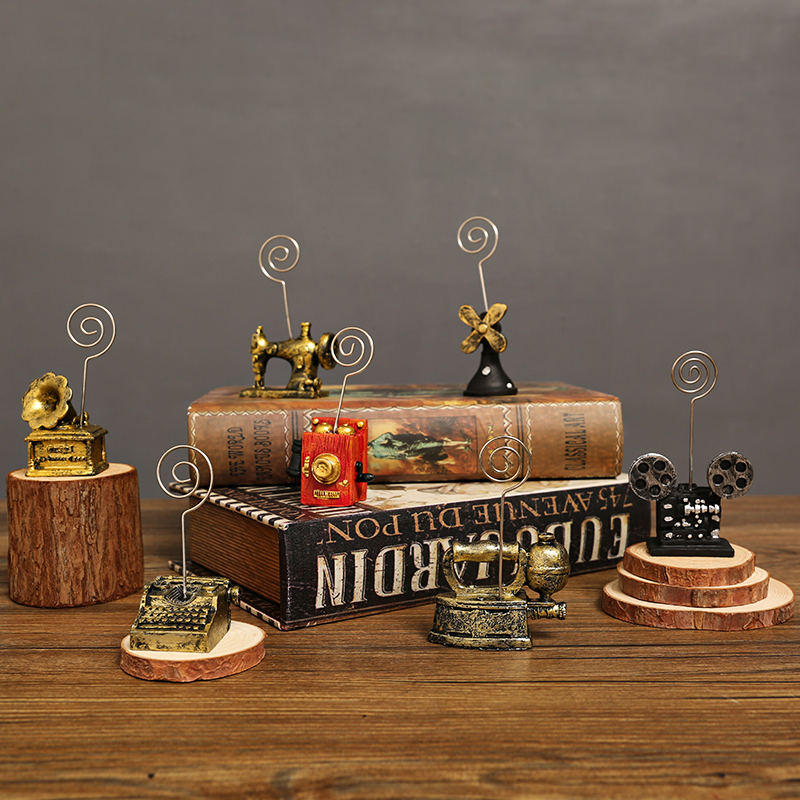 便签留言夹标签席位可爱举牌摆件