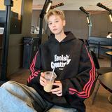 现货420高克重秋冬三条杠麂皮绒连帽卫衣外套JP605-P58特，女装短外套，电商A456（原C415）