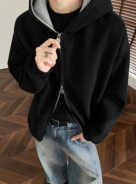 市场好版本460克重磅加厚连帽卫衣男潮牌外套A456-WY7708-P55特a